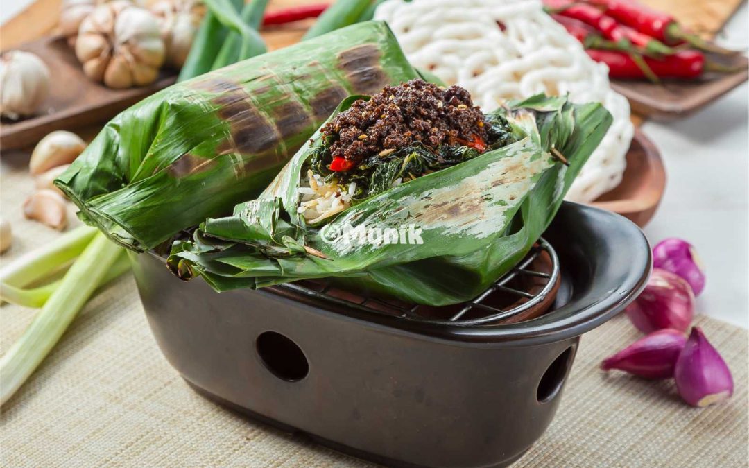 Nasi Bakar Sambal Roa